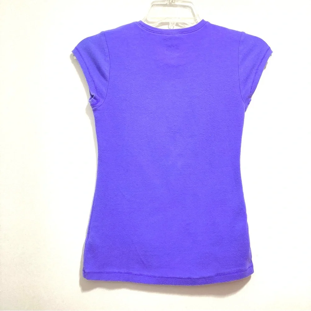 Justice Purple Girls Cotton Tee Shirt